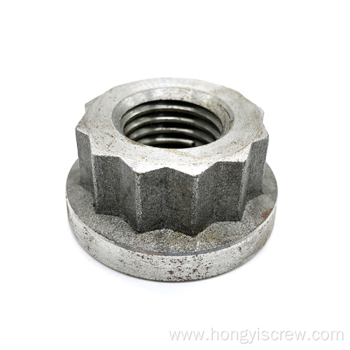 Din 6923 Hexagon Serrated Face Nut With Flange